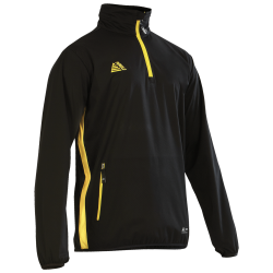 Vienna 1/4 Zip Rain Top Black/Yellow